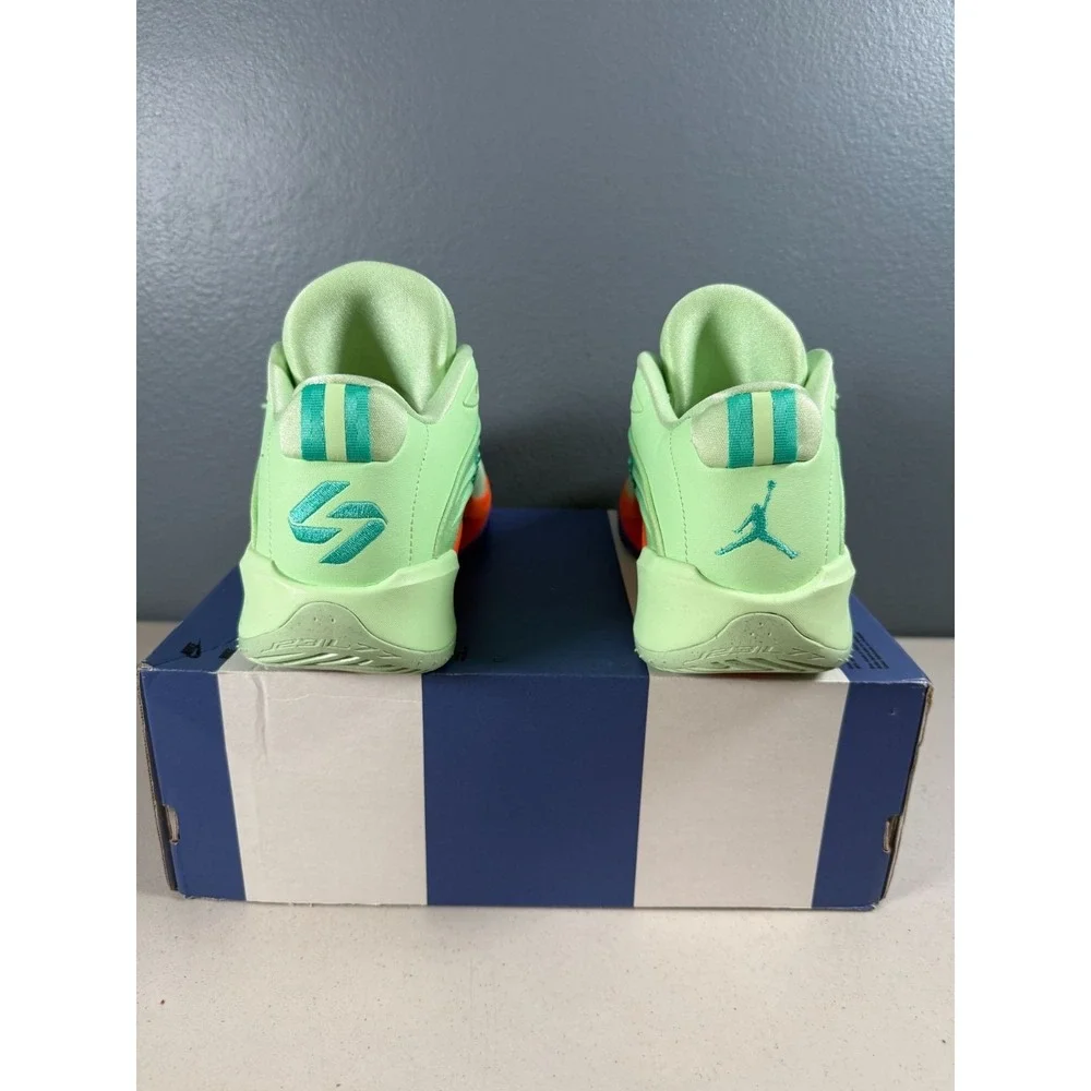 Jordan Luka 3 Vapor Green/Jade-Orange‎ Gradient Sneakers Size 8.5